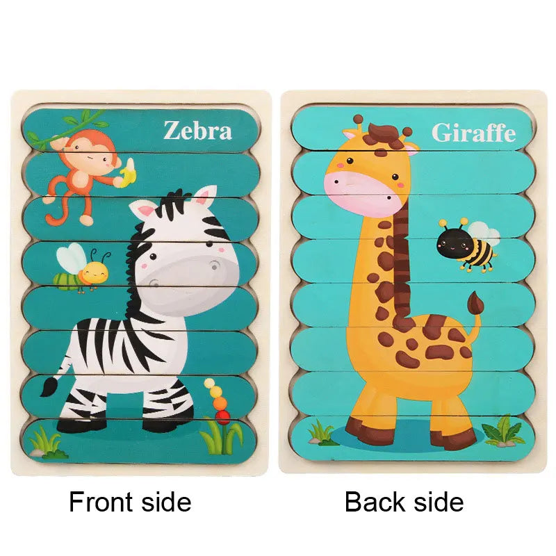 Montessori Puzzle Alphabet en Bois Pour Enfant 2 -3 ans