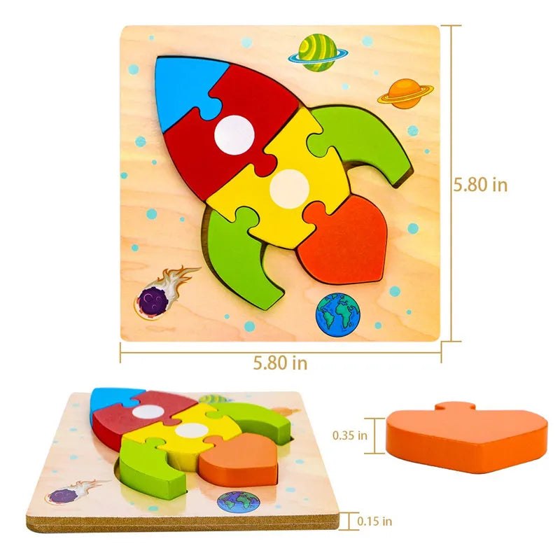 Montessori Puzzle Alphabet en Bois Pour Enfant 2 -3 ans