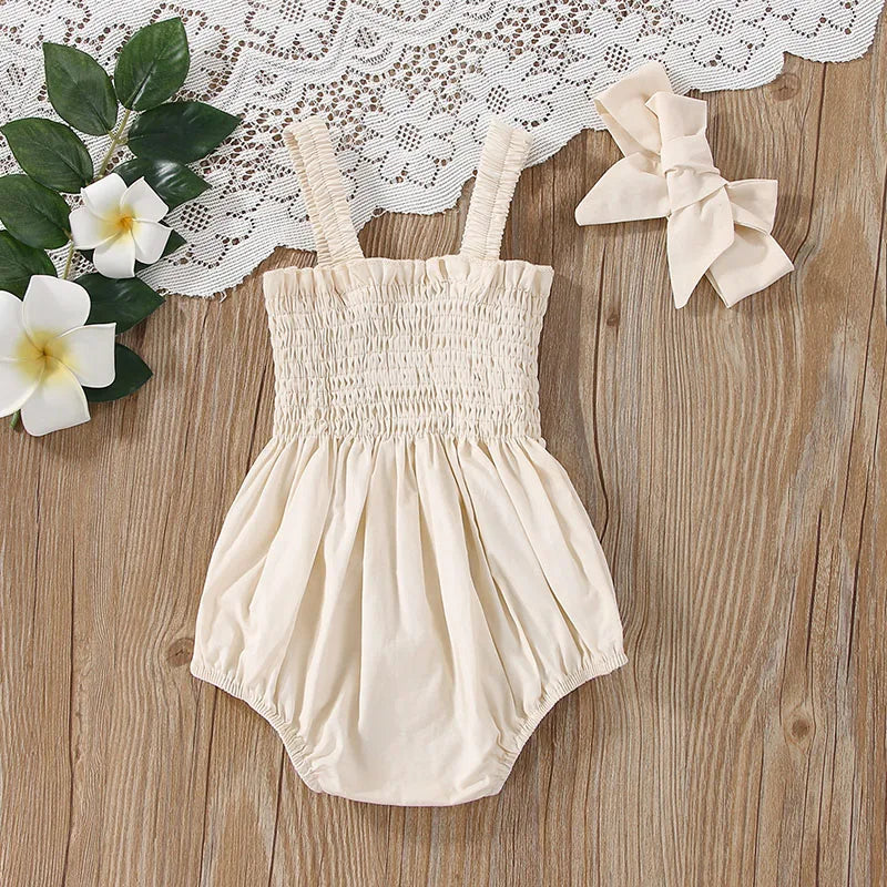 Combinaison d'été pour fille avec Bandeau Fille