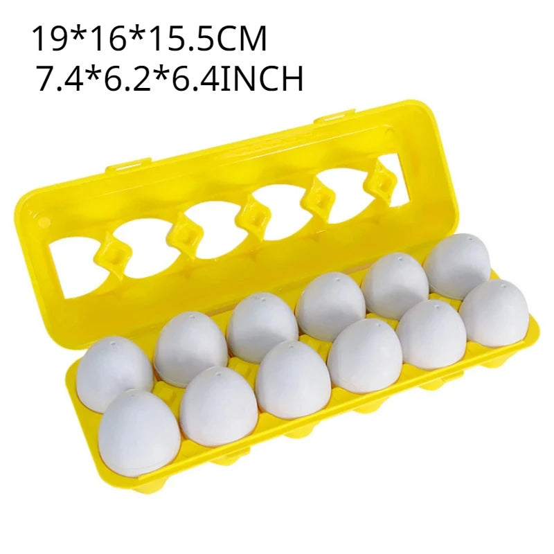 6-12PCS Puzzle Oeufs Enfant