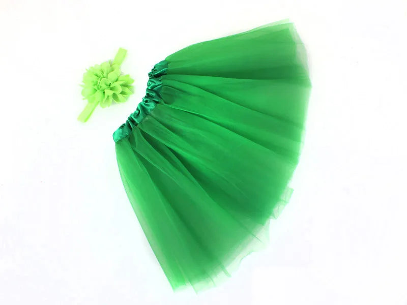 Ensemble jupe de tutu à fleurs moelleuses pour bébé fille, en rose avec bandeau,