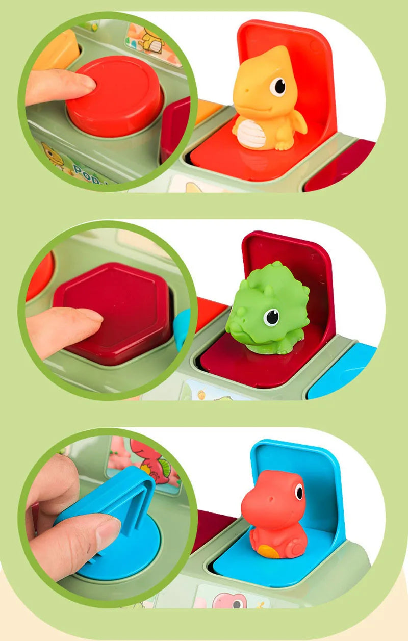 Baby Toys 6 to 12 Months Pop Up Animals Cause and Effect Toy