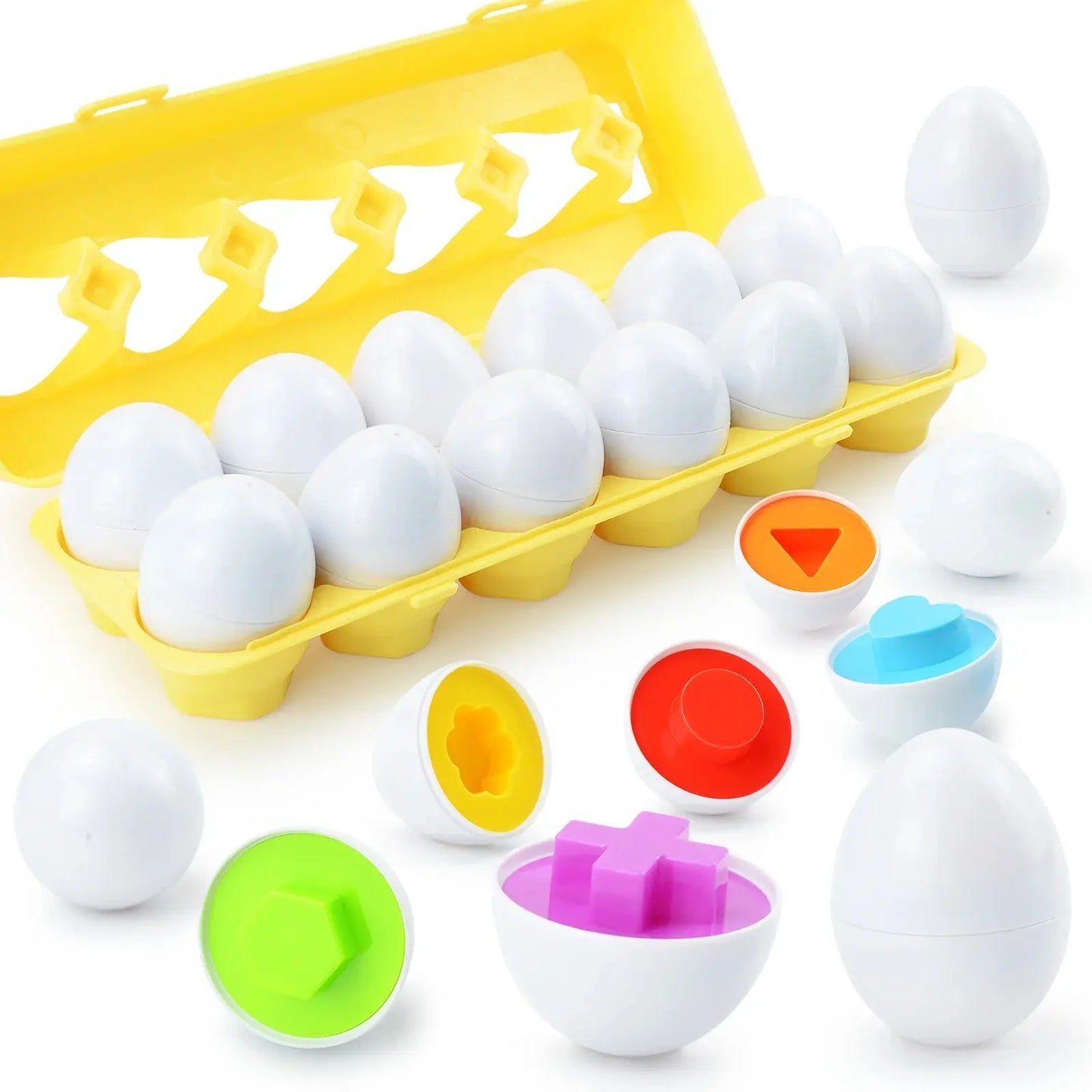 6-12PCS Puzzle Oeufs Enfant