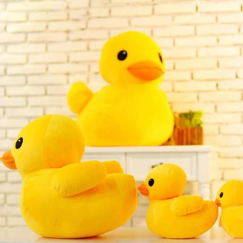 Kawaii Yellow Duck Mini Plush  Soft Cartoon Toy for Kids