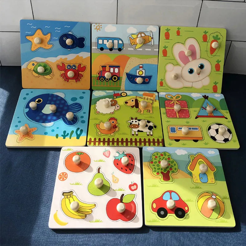 Montessori Puzzle Alphabet en Bois Pour Enfant 2 -3 ans