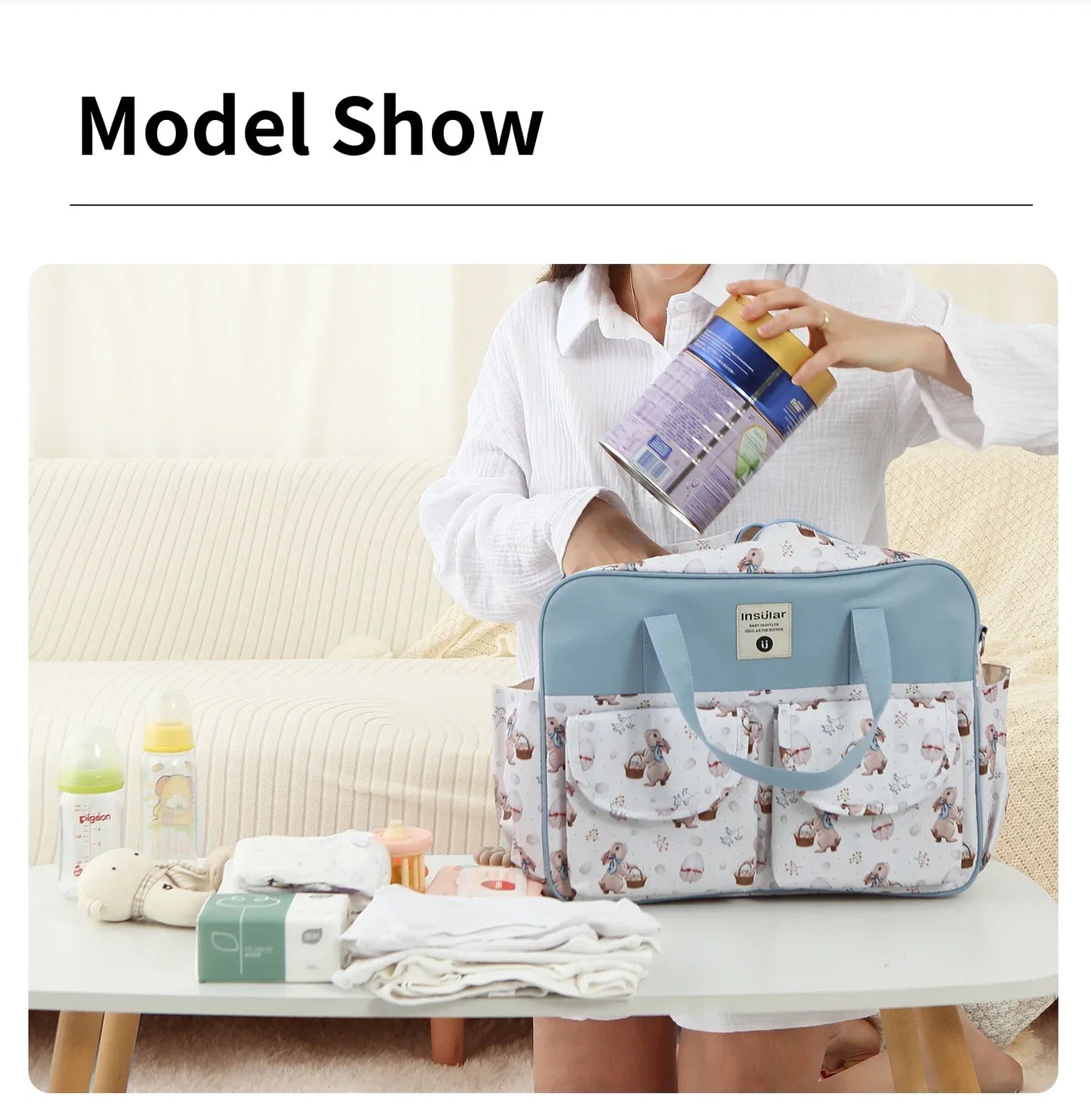 sac à langer grande capacité pour bebe