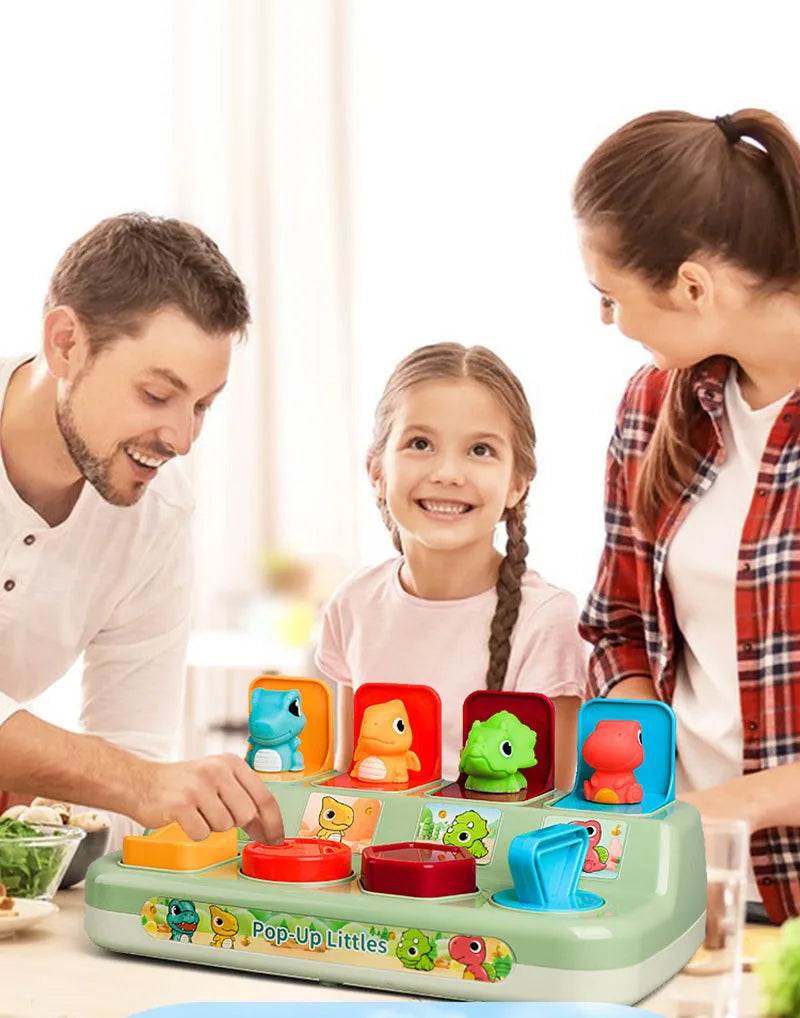 Baby Toys 6 to 12 Months Pop Up Animals Cause and Effect Toy