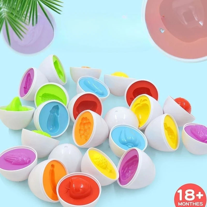 6-12PCS Puzzle Oeufs Enfant