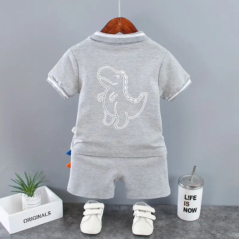 Ensembles pour bébés 2 pièce de 9 à 12 mois imprimes dinosaures