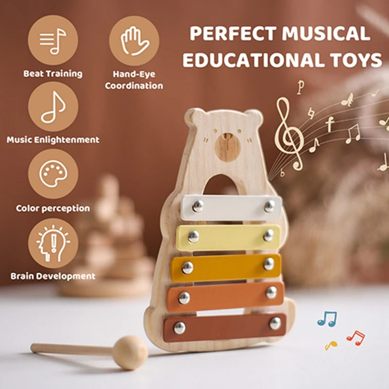 Jouets xylophones éducatifs musicaux pour bébés 0 à 12 mois