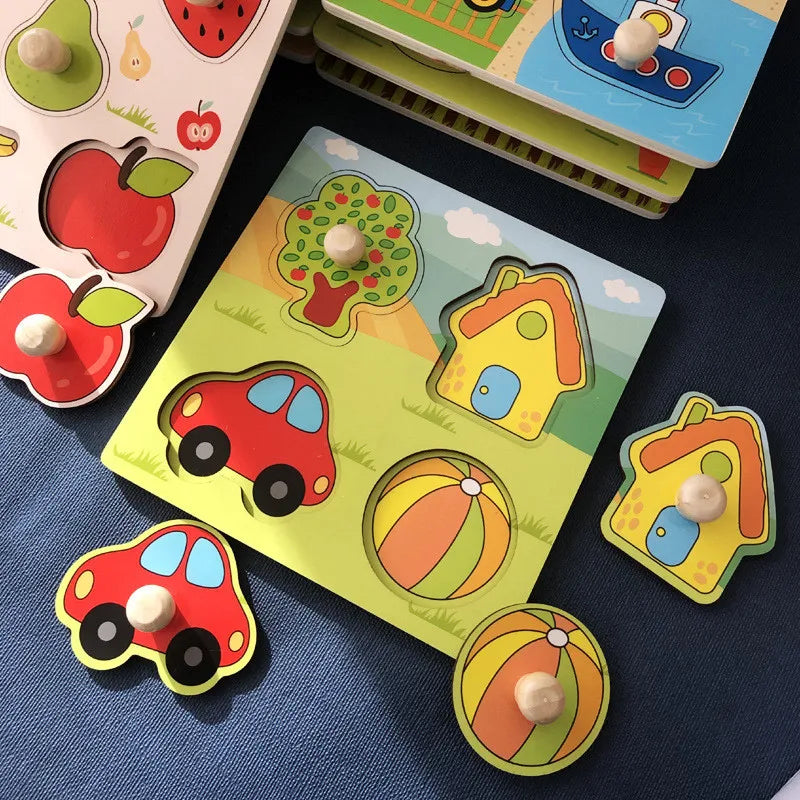 Montessori Puzzle Alphabet en Bois Pour Enfant 2 -3 ans