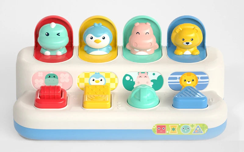 Baby Toys 6 to 12 Months Pop Up Animals Cause and Effect Toy
