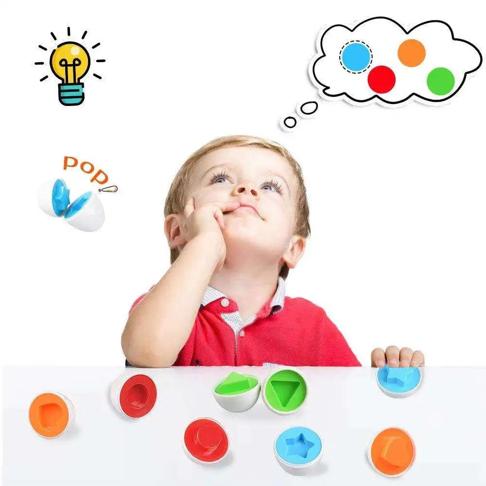 6-12PCS Puzzle Oeufs Enfant