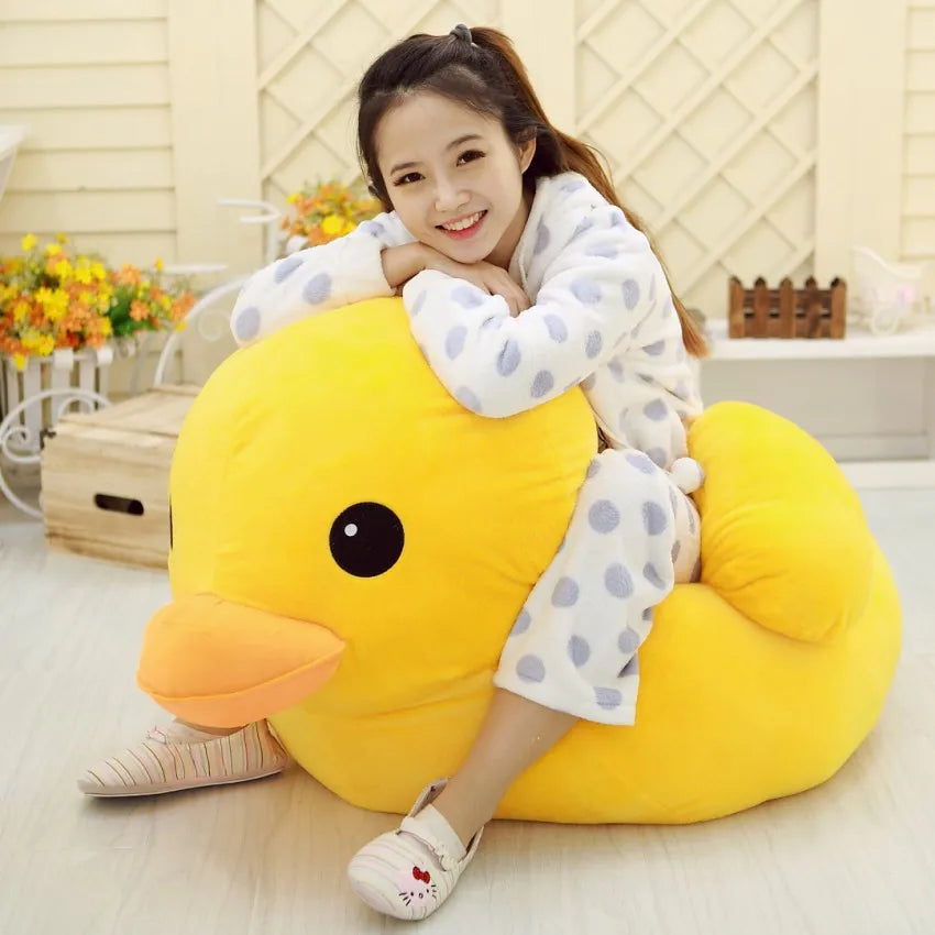 Kawaii Yellow Duck Mini Plush  Soft Cartoon Toy for Kids
