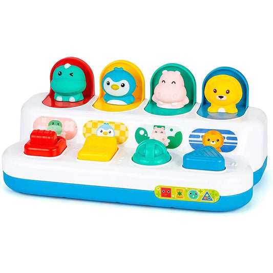 Baby Toys 6 to 12 Months Pop Up Animals Cause and Effect Toy