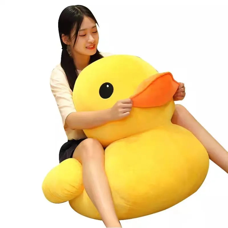 Kawaii Yellow Duck Mini Plush  Soft Cartoon Toy for Kids