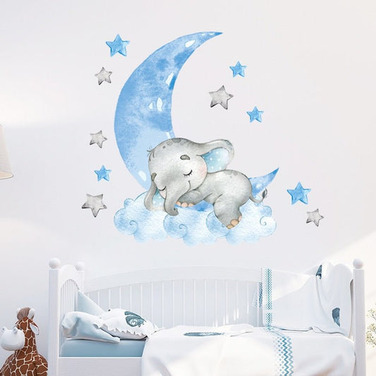 BabyElephant™ - Autocollants muraux pour chambre de bébé | bébé - Babylove