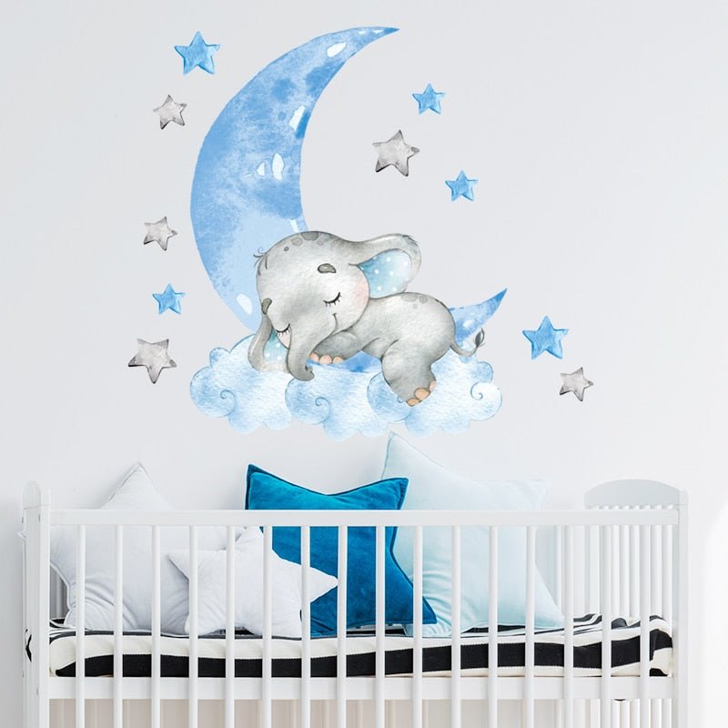 BabyElephant™ - Autocollants muraux pour chambre de bébé | bébé - Babylove
