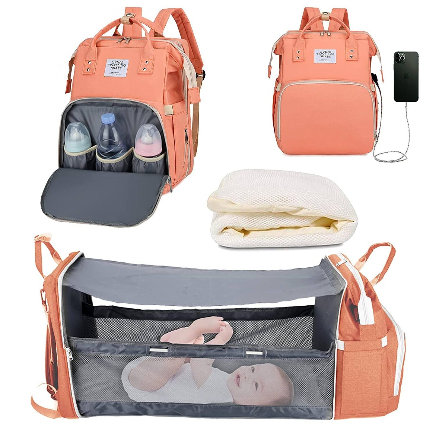 Sac à langer portatif | Berceau de voyage BabyNappy™ - Babylove
