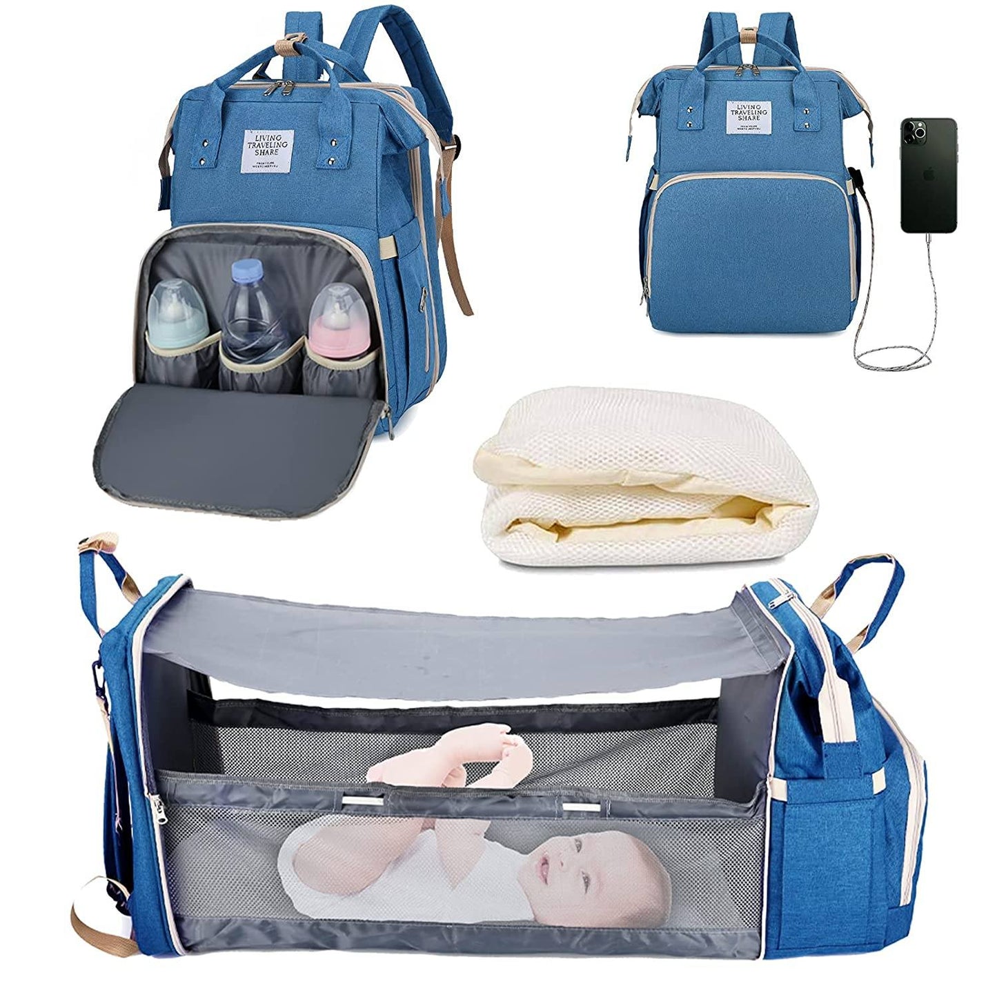 Sac à langer portatif | Berceau de voyage BabyNappy™ - Babylove