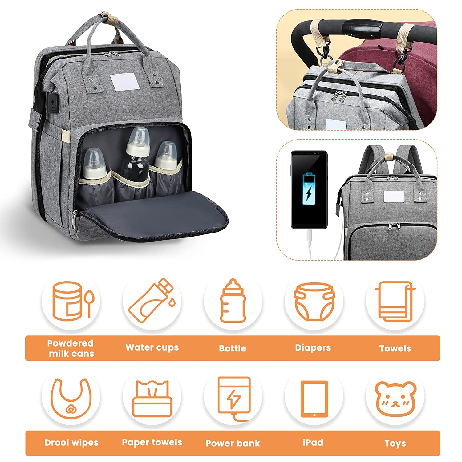 Sac à langer portatif | Berceau de voyage BabyNappy™ - Babylove