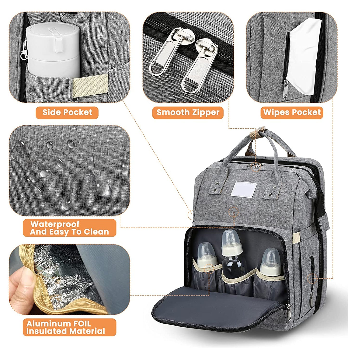 Sac à langer portatif | Berceau de voyage BabyNappy™ - Babylove