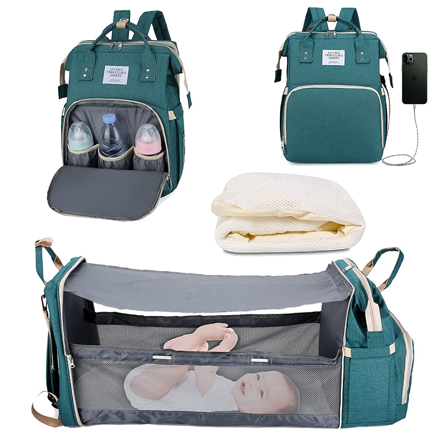 Sac à langer portatif | Berceau de voyage BabyNappy™ - Babylove