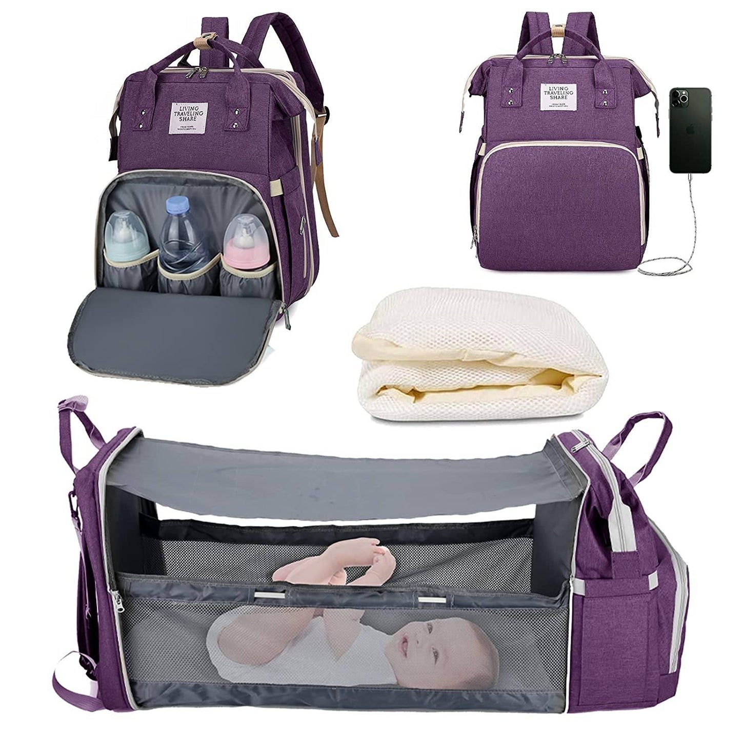 Sac à langer portatif | Berceau de voyage BabyNappy™ - Babylove