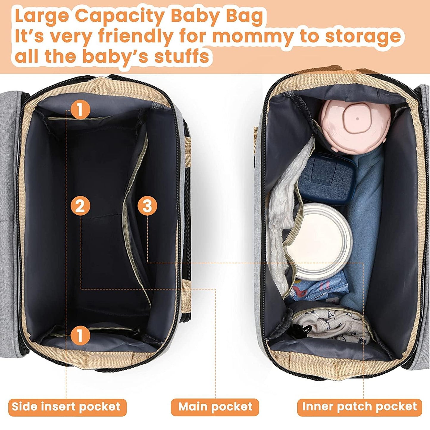 Sac à langer portatif | Berceau de voyage BabyNappy™ - Babylove