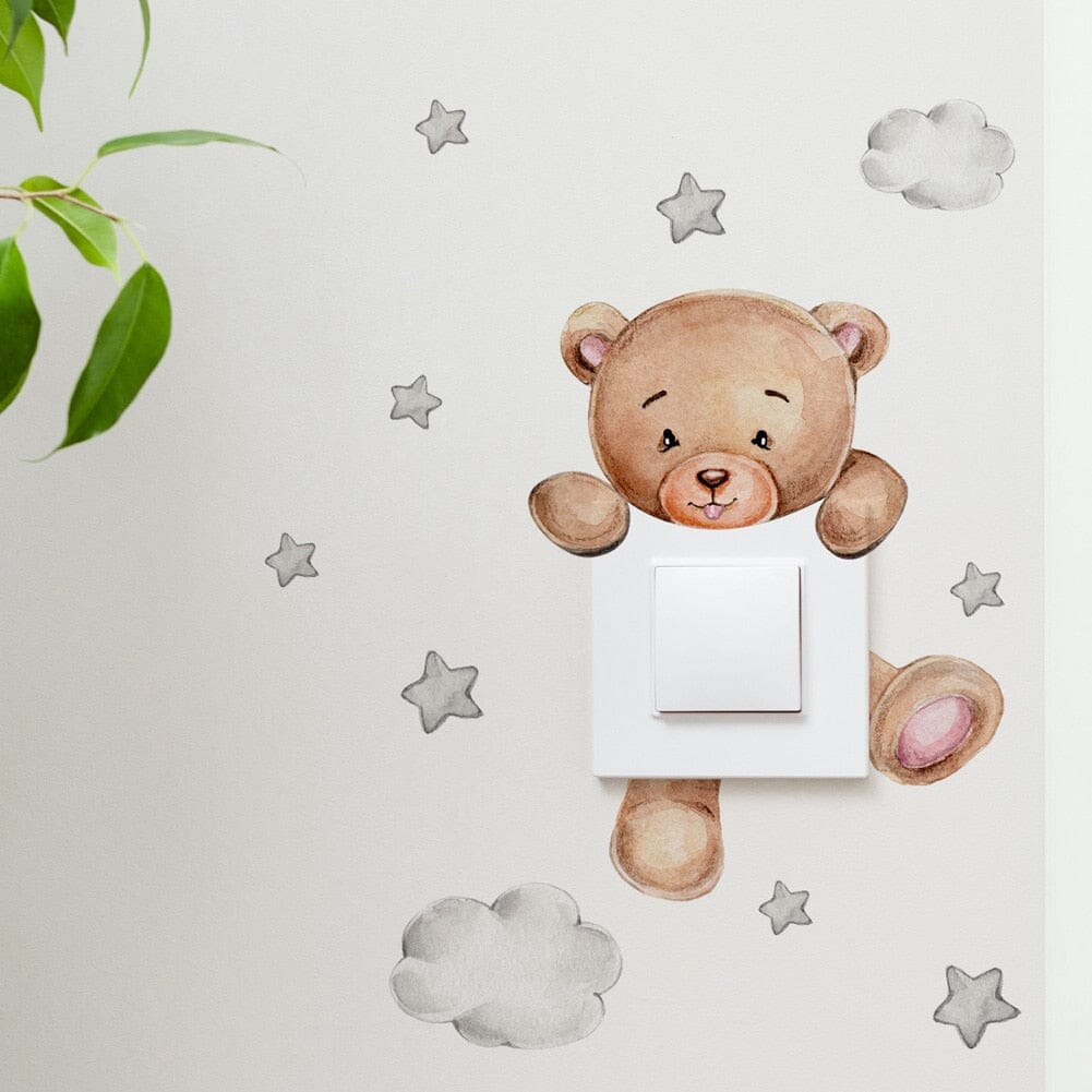 Stickybear™ - Sticker ourson décoratif | Chambre d'enfants - Babylove