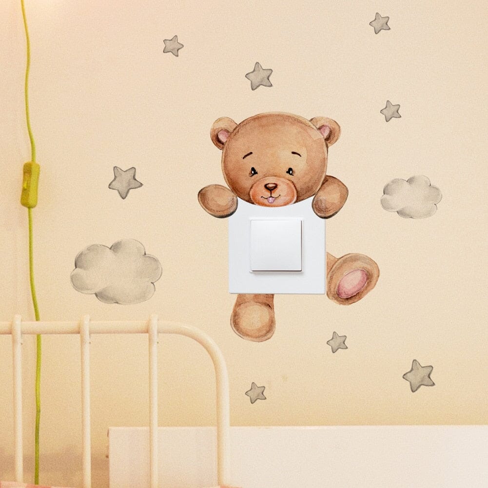 Stickybear™ - Sticker ourson décoratif | Chambre d'enfants - Babylove