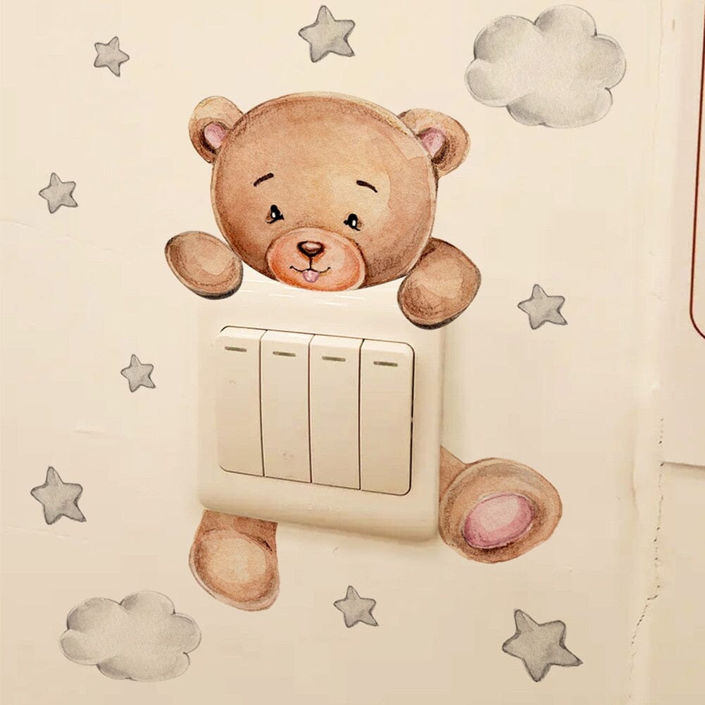 Stickybear™ - Sticker ourson décoratif | Chambre d'enfants - Babylove