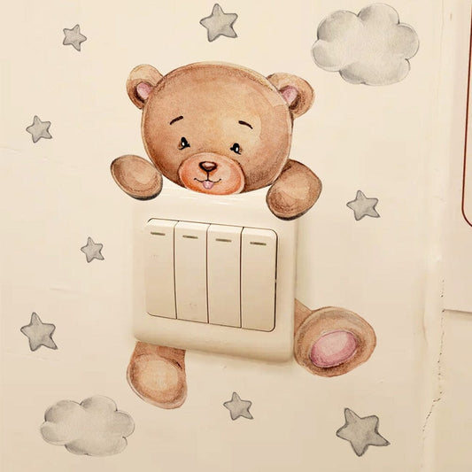 Stickybear™ - Sticker ourson décoratif | Chambre d'enfants - Babylove