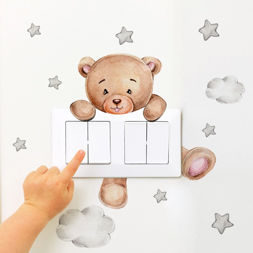 Stickybear™ - Sticker ourson décoratif | Chambre d'enfants - Babylove