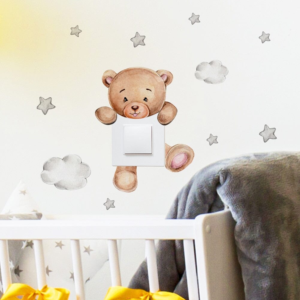 Stickybear™ - Sticker ourson décoratif | Chambre d'enfants - Babylove